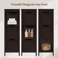 thumbnail image 4 of Renwick Wooden Cabinet with 2 Drawers for Storage, Espresso, 4 of 9