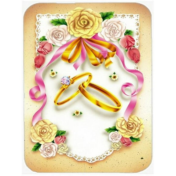 Wedding Rings Mouse Pad, Hot Pad or Trivet