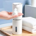 thumbnail image 3 of Dispensador de jabón espumoso, dispensador de jabón automático sin contacto de 300 ml, dispensador de jabón manos libres recargable para cocina, baño, 3 of 8