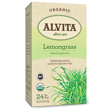 Alvita Lemongrass Tea Organic 24 Tea Bags
