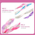 thumbnail image 4 of 6pcs Bow Hair Extensions Braid Wigs Braided Hair Extensions for Children, 4 of 8