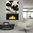 thumbnail image 6 of Epic Art 'Flowers Black White 27' by Ray Heere, Acrylic Glass Wall Art, 36"x36", 6 of 8