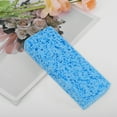 thumbnail image 6 of Unique Bargains 1 Pc Honeycombs Rectangular Bath Sponge Body Scrubber Sky Blue, 6 of 6