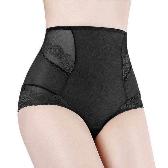 Kelon Shapers Clearance Women's Polyester Shorts Womens High Waist Abdominal Underpants Postpartum Corset Waist Lift Hip Sculpting Slim Fat Burning Body Pants