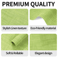 thumbnail image 3 of Furkithn Placemats Set of 4, PVC Waterproof Washable Table Mats 12 x 18 Inch, Heat Resistant Woven Placemats for Dining Room Kitchen Table, Green, 3 of 7