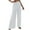 57-White, variant on SELONE Wide Leg Linen Pants for Women High Waist Wide Leg Elastic Waist Summer Linen Stretchy Fashion Spring And Versatile Cotton Solid Color Pants for Everyday Wear Running Work Casual Event Pink S