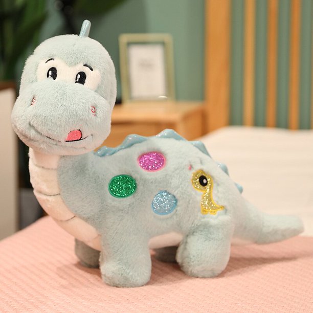 1pc 30/40/55CM Lovely Dinosaur Plush Toys Soft Stuffed Cartoon Animal Doll Sleep Pillow For Children Baby Birthday Xmas GiftsGreen40cm Deng Xun unisex