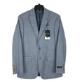 thumbnail image 5 of LAUREN RALPH LAUREN Men's Classic-Fit UltraFlex Stretch Grey Blue Check Coat (Regular,42), 5 of 8