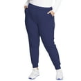 thumbnail image 2 of Cherokee Infinity Scrubs Pant For Women Mid Rise Jogger Plus Size CK080AT, 2XL Tall, Navy, 2 of 4