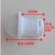 thumbnail image 1 of 4pcs High Sensitivity Infrared Motion Sensor Shell Cover for Human Body Detection White Plastic Housing for Security Systems Energy Management, 1 of 3