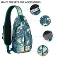 thumbnail image 2 of Crossbody Sling Backpack for Women Men Octopus Shoulder Sling Crossbody Casual Chest Bag for Travel Sports Running Hiking, 2 of 6