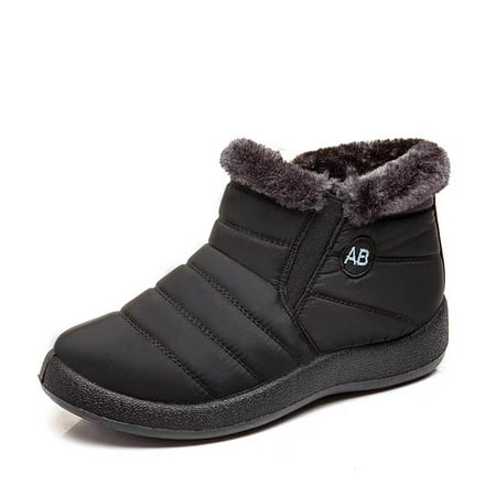 

Women‘s Winter Warm Faux Fur Lined Short Boots Slip On Short Boots Women‘s Footwear