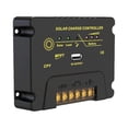 thumbnail image 1 of Controlador solar de 20 A, regulador de batería de panel solar de 12 voltios/24 voltios, identificación automática, 1 of 8