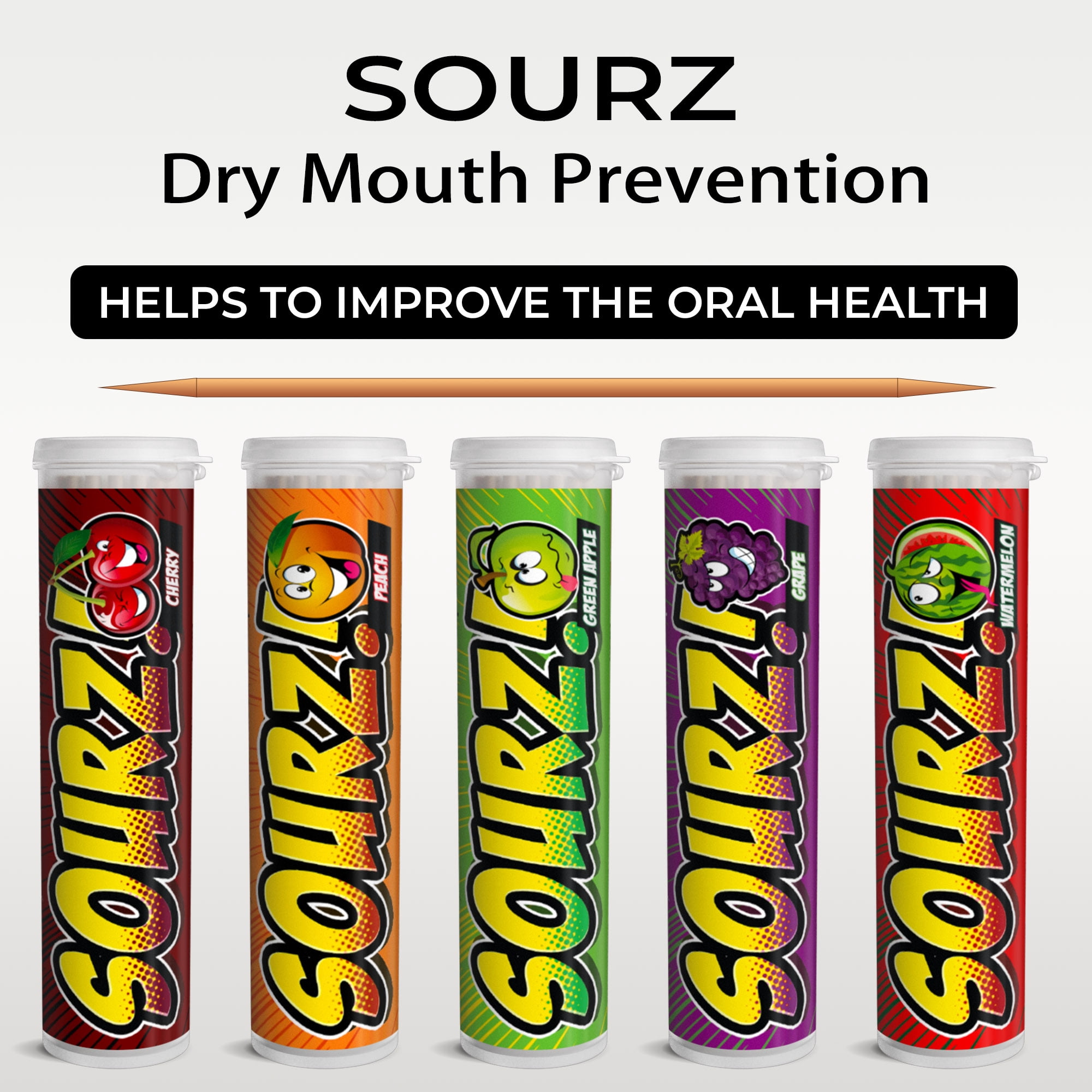 Xero Picks Sourz - Variety Pack - Infused Flavored Toothpicks