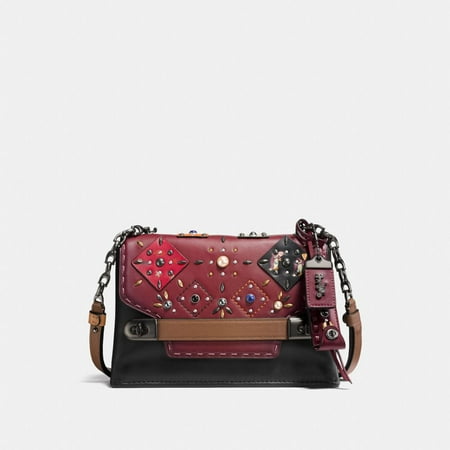 Coach Swagger Chain Crossbody With Patchwork Prairie