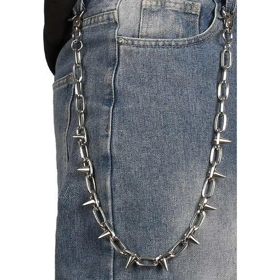 Wallet Chain Pants Chain Hip Hop Punk Jeans Chain Key Chain Goth Heavy Rivet Accessories for Women Men