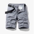 thumbnail image 2 of Leutsin Hommes Poche Fermeture Éclair Résilience Temps de Loisirs Outillage Pantalon Court, 2 of 3