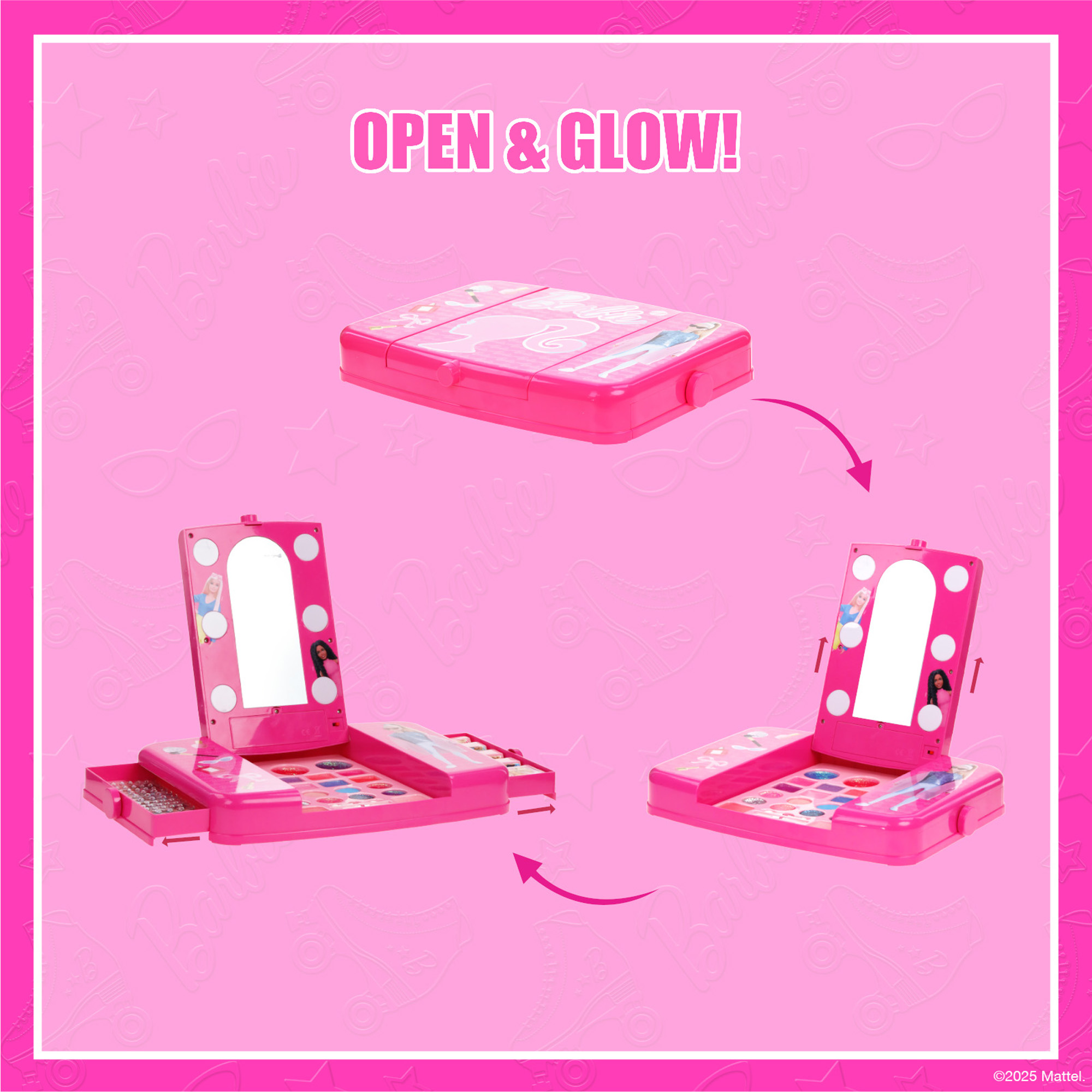 Barbie Beauty Vanity Set with Light-Up Mirror by Townley Girl photo 7