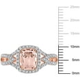 thumbnail image 3 of Everly Women's Morganite 10K Rose Gold Engagement Ring, 3 of 9