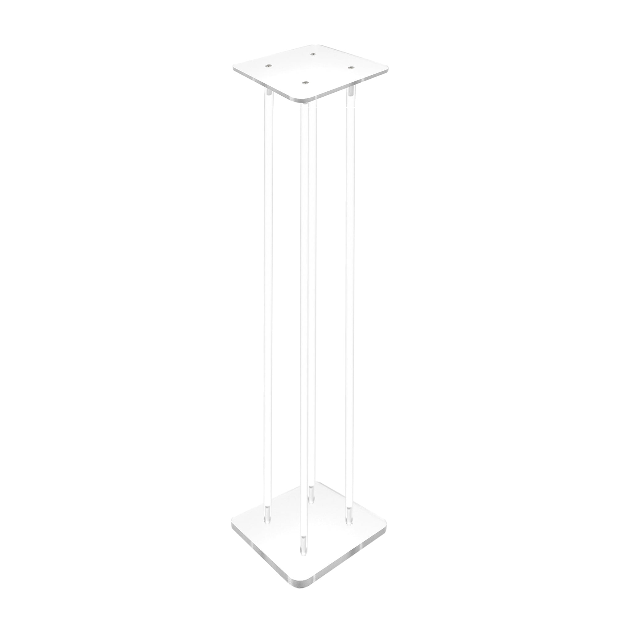 9" x 9" x 30" High Clear Stands Square Acrylic Pedestal 