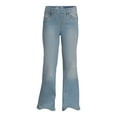 thumbnail image 4 of Wonder Nation Girl's Core Flare Jegging Jeans, Sizes XS-3XLP, 4 of 6