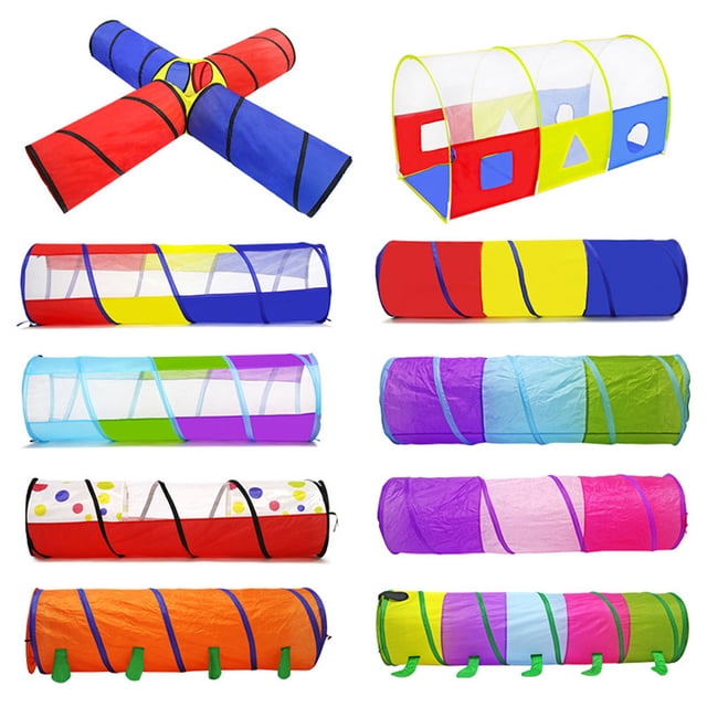 OULII kids crawling tunnel Crawling Tunnel Assorted Color 1Pcs for Engaging Activity at Daycare