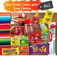 thumbnail image 3 of The Full Tiktok Chamoy Pickle Kit With Candy; Includes Fruit-Rollup, Lucas Gusano & Salsagheti & More Mexican Candy by Ma Lit Candy (1 Ricos Chamoy Pickle Kit), 3 of 5