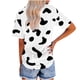 thumbnail image 4 of Fiudx Ofertas Flash Artículos En Oferta Top de Manga Corta con Cuello Redondo y Estampado de Caballos Regular Sexy de Verano para Mujer, 4 of 5