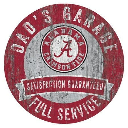- Fan Creations 'NCAA Dad's Garage Sign' Graphic Art Print on Wood