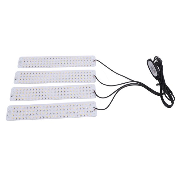 Indoor Plants LED Grow Light, Dimmable LED Grow Light Low Heat Cyclic Memory Timer High Light Efficiency 4 Light Levels 384 LEDs 5V for Greenhouse