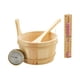 thumbnail image 3 of Cubo Y Cucharón de Madera para Sauna, Accesorios de Baño Portátiles para Hoteles, Spas Domésticos, 3 of 9