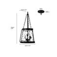 thumbnail image 5 of 20403-MB Millennium Lighting Adabella - 3 Light Pendant-21.63 Inch Tall and 11.75 Inch Wide-Matte Black Finish, 5 of 6