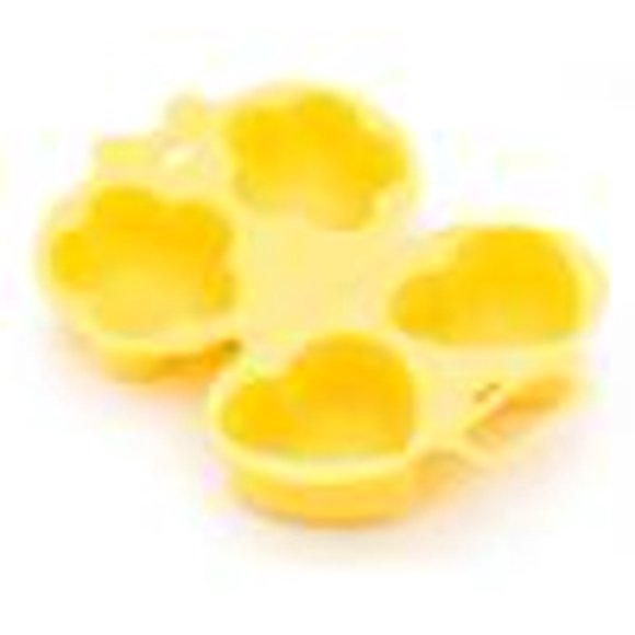 PEONAVET Egg Cooker Microwave Oven Specific Flower+heart Multifunctional Container Food Grade Cooker Steaming White Jelly