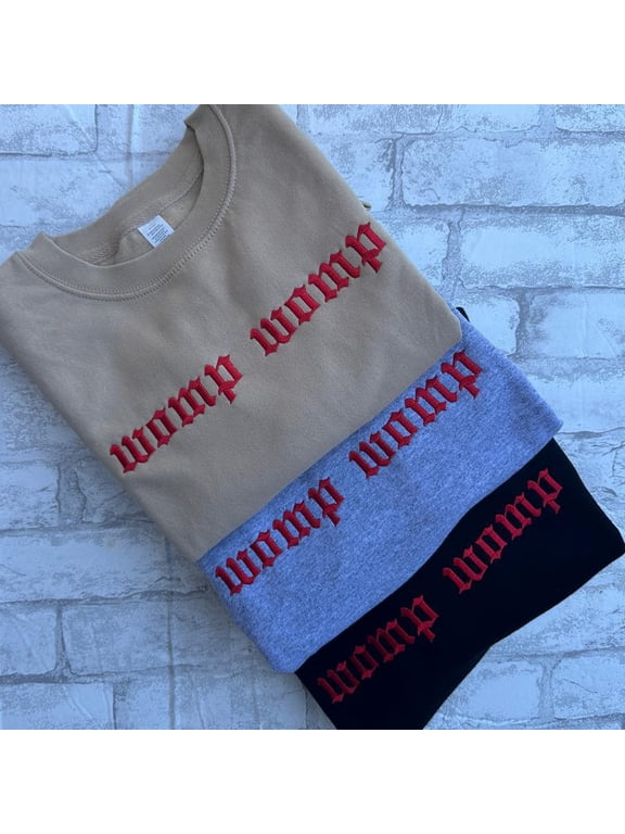 Womp Womp Embroidered Crewneck Sweatshirt