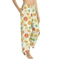thumbnail image 6 of Salouo Colorful Lemons Print Women's Pajama Pants Casual Loose Sweatpants PJs Flowy Pants Drawstring Palazzo for Women Wide Leg Pants Lounge Pajama -XX-Large, 6 of 8