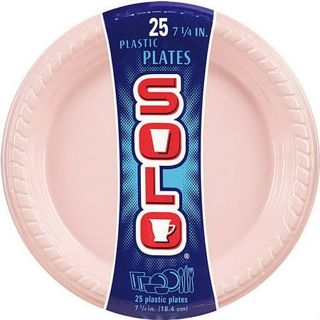 Solo 7 Inch Plate Pink