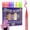12 Fluorescent Colors, variant on 10 Temporary Tattoo Markers for Skin, Assorted Metallic Colors, Flexible Brush Tip, Easy to Remove, Skin-Safe Body Art Pens for Teens and Adults, Parties and Face Painting