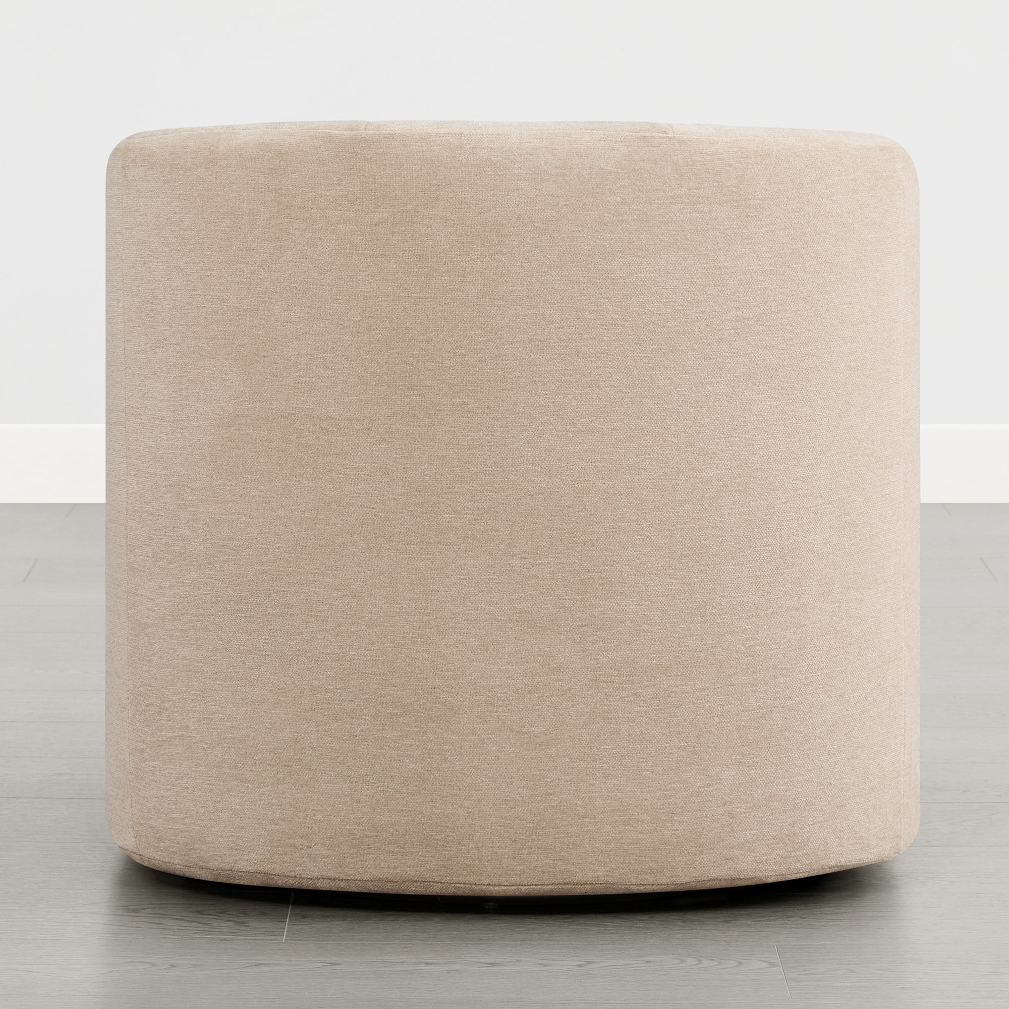 Spruce & Spring Swivel Accent Chair for Living Room, Barrel Armchair for Bedroom Reading Nook, Oatmeal
