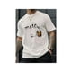 thumbnail image 1 of Camiseta informal y cómoda para hombre con cuello redondo y estampado elegante, manga corta moderna para uso diario en verano., 1 of 6