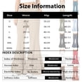 thumbnail image 3 of Flare Pants for Women Wide Leg Elastic Waist Loose Casual Pants Layered Ruffled Hem Pants with Pockets, S, 3 of 5