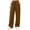 Brown, variant on Besolor Womens Wide Leg Sweatpants Elastic Drawstring High Waist Loose Casual Running Trousers with Pocket(X-Large,White)