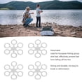 thumbnail image 3 of Round Bait , Transparent 50pcs  Bait Bands Detachable  For Carp Fishing, 3 of 8