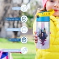 thumbnail image 5 of Descendants Characters Kid's Insulated Water Bottle With Straw Vacuum Stainless Steel Cup Leak-Proof Toddler Thermoses Water Cup For Children, 5 of 8