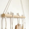 thumbnail image 5 of DefiDgd Wooden Banner Hangers for Garden Display Sturdy,Multi-use Adjustable Poles for Hanging Flags and Banners Elegant Design for Outdoor Indoor Home Decor(A), 5 of 6