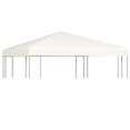 thumbnail image 1 of Replacement Canopy Charmma Gazebo Top Cover 0.68lb/m² 118.1"x118.1" Cream White, 1 of 5
