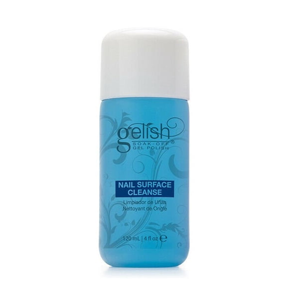Gelish Nail Soak Off Surface Gel UV Top Coat Cleanser Bottle 120mL (4 fl oz)