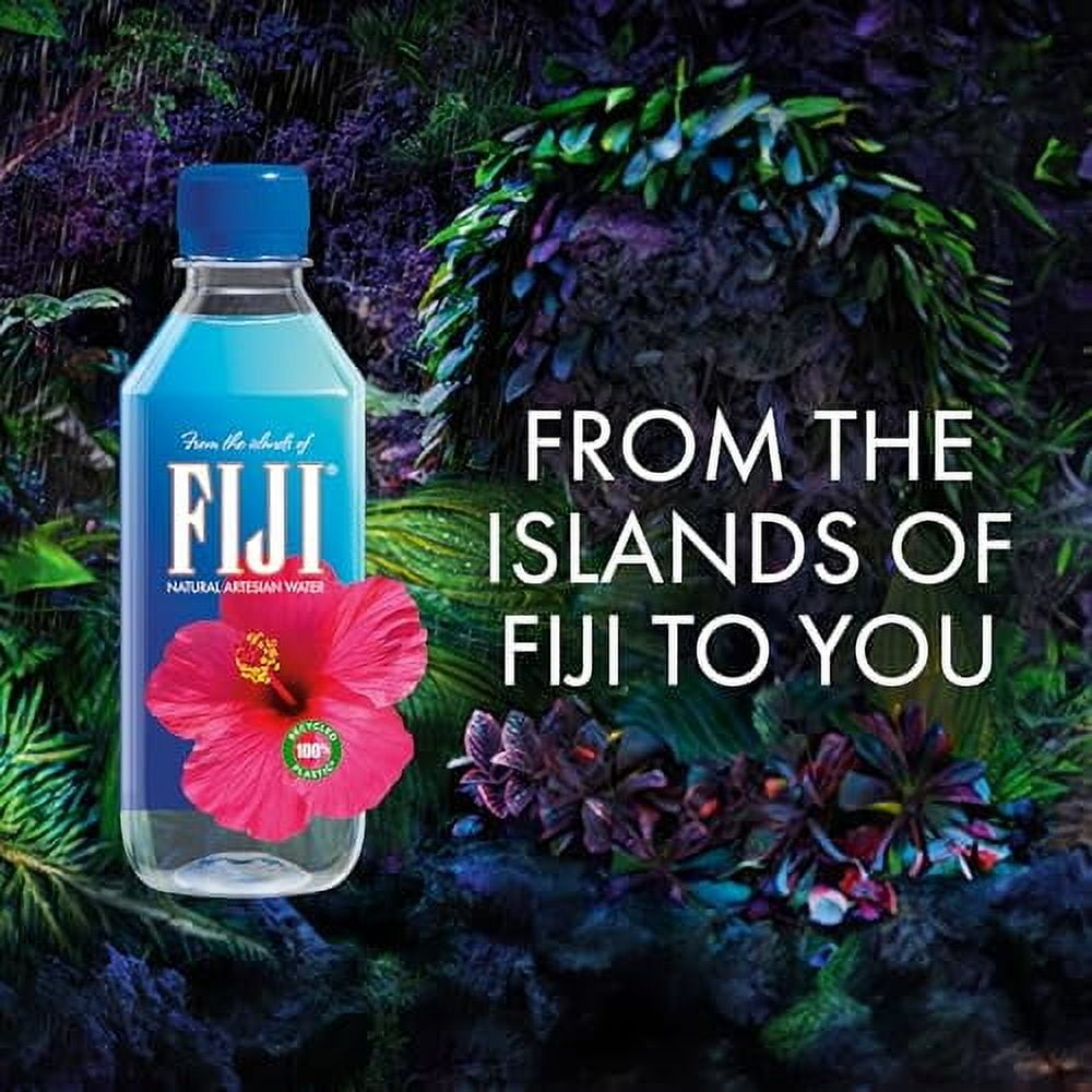 FIJI Natural Artesian Bottled Water 330 mL / 11.15 fl oz (Pack of 24)