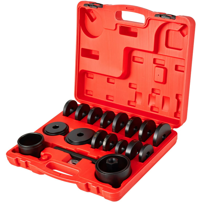 VEVOR FWD Front Wheel Drive Bearing Adapters Puller, 23 Pcs, 45#Steel Press Replacement Installer Removal Tools Kit, Wheel Bearing Puller Tool Works