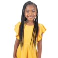 thumbnail image 1 of Shake N Go Freetress Synthetic 3X Trenzas preestiradas para niños 28"" (Color: 1B OFF BLACK), 1 of 5