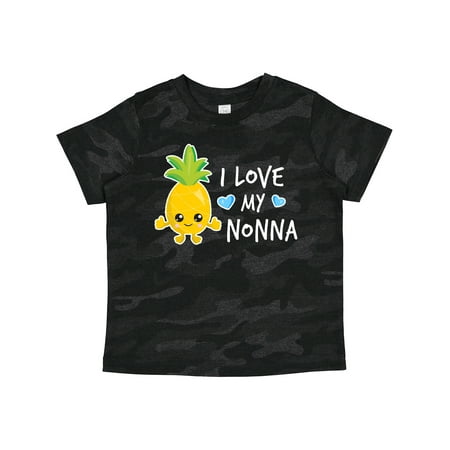 

Inktastic I Love My Nonna with Pineapple Gift Toddler Boy Girl T-Shirt